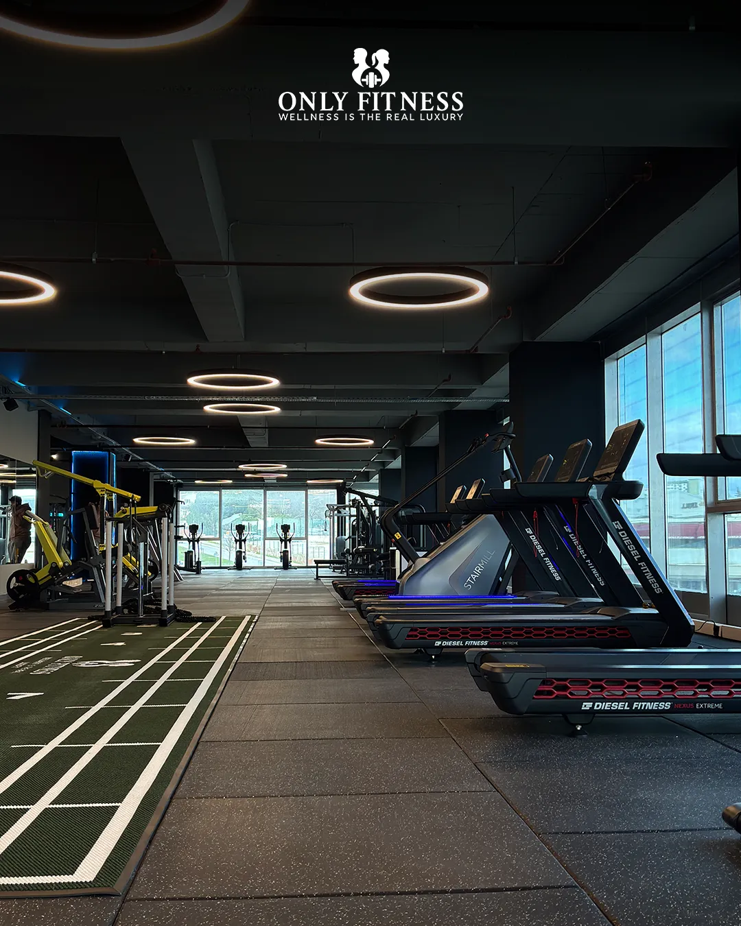 Only Fitness Center Pendik - Modern spor salonu iç mekan görünümü